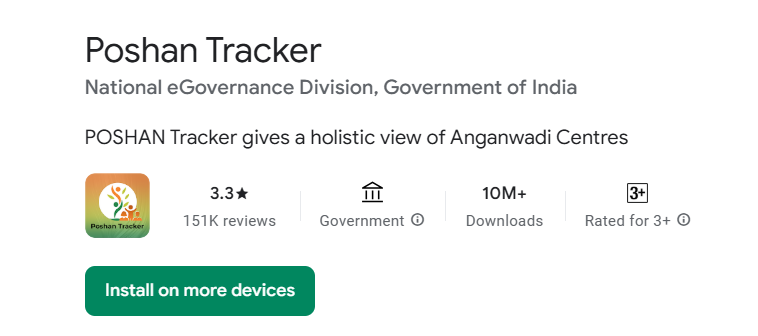 Poshan Tracker Login